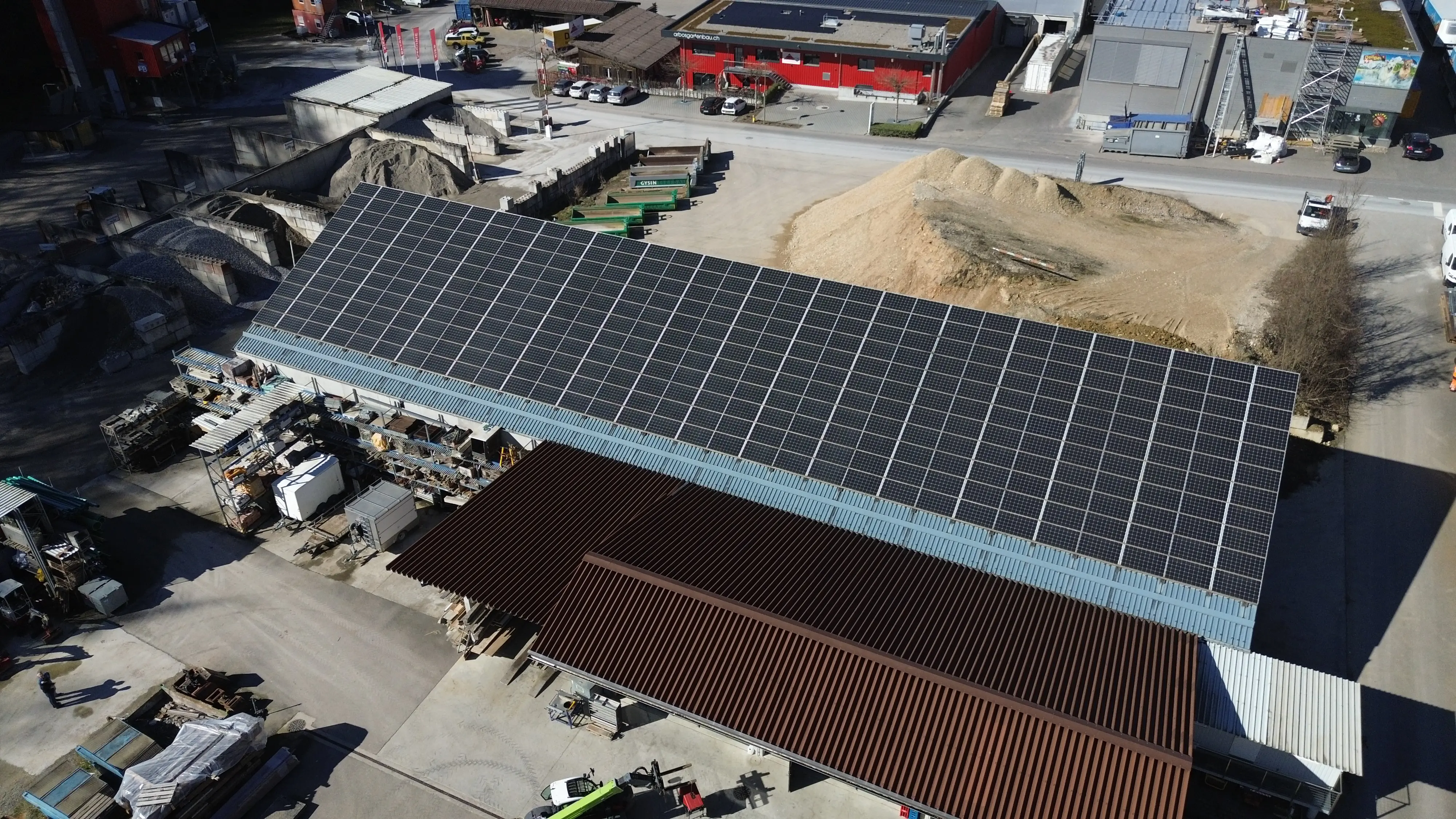 Photovoltaikanlage der Gysin Immobilien AG